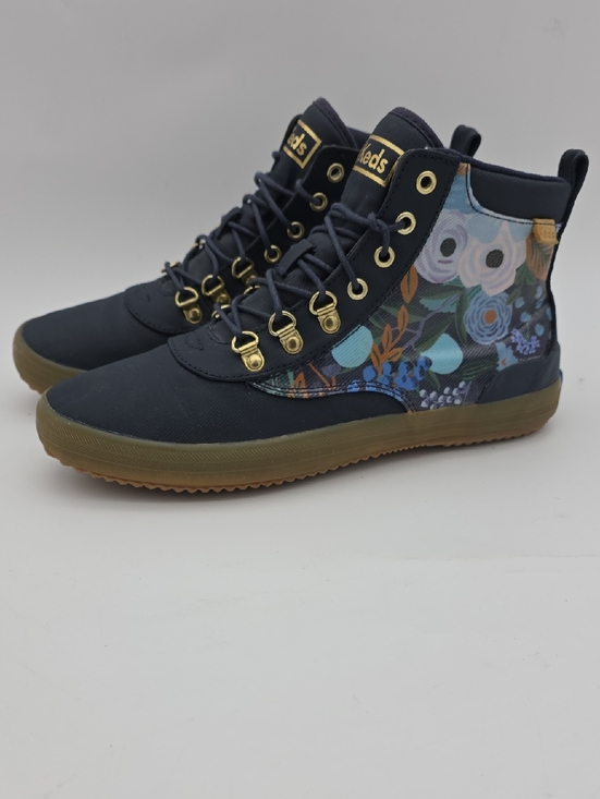 Keds Shoes - Keds x Rifle Paper Co. Scout Boots Navy Floral Size 9 Sneakers Shoeskey